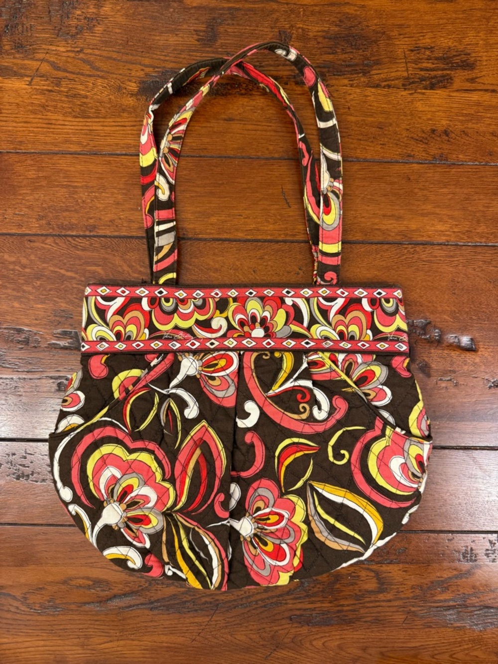Vera Bradley Puccini Print Quilted Shoulder Bag